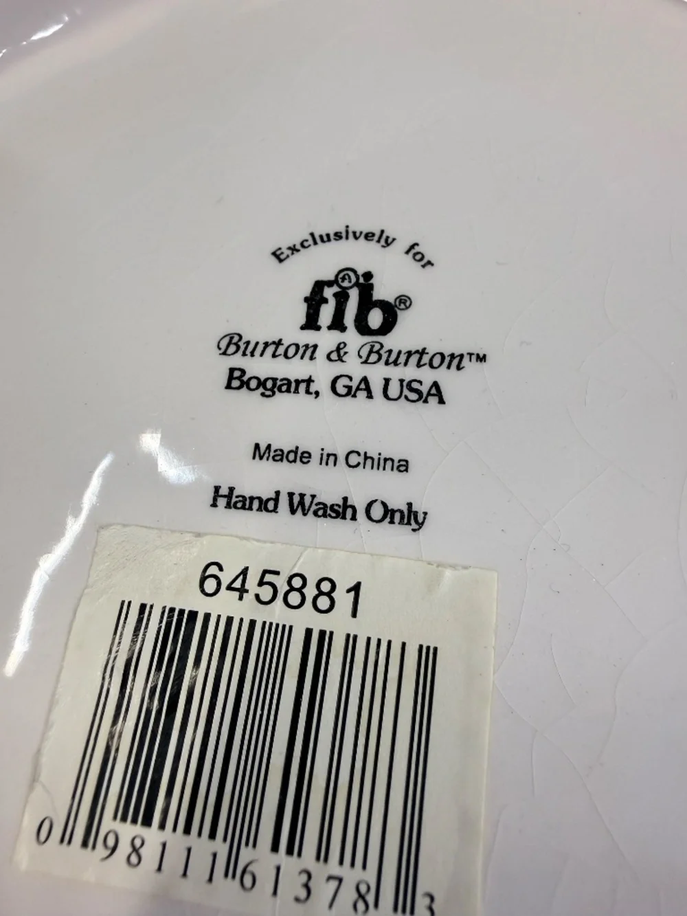 BURTON & BURTON Santa Cookie Jar